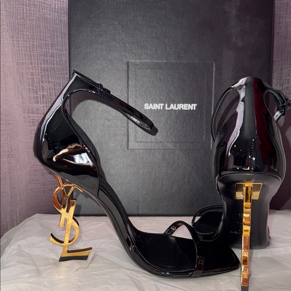 Saint Laurent Black Sandals - Picture 3 of 10